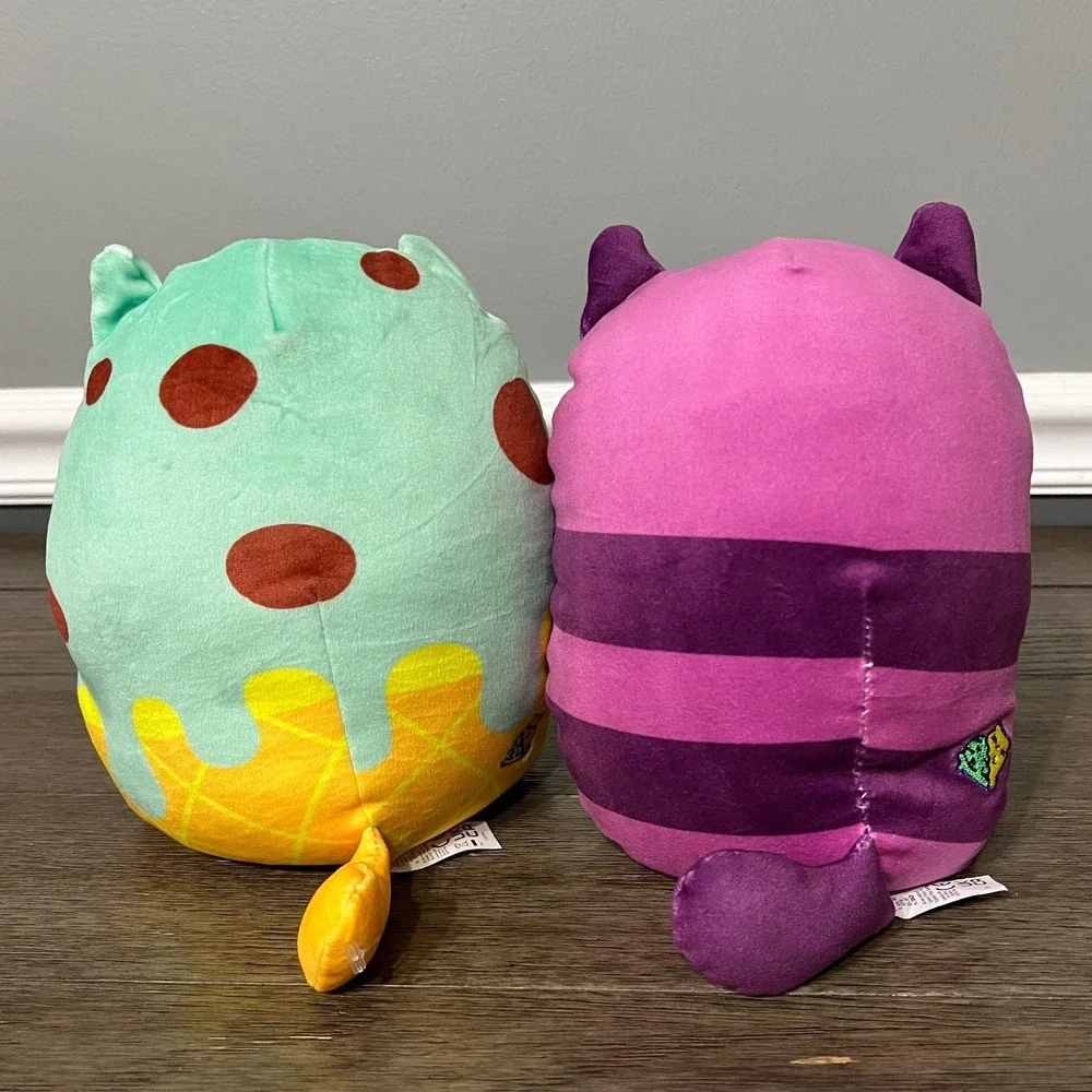 Cats vs Pickles Jumbo Plush Bundle Cheshire Cat & Mint Chippie Collectible Set